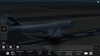 Infinite Flight Simulator | Boeing 747 landing at very short runway | by me!