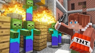 Zombie Apocalypse #2 SECRET SCHOOL OF SURVIVORS in Minecraft Animation