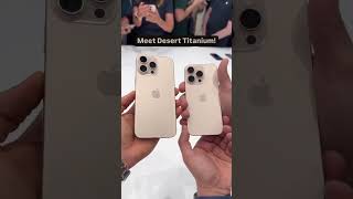 Meet New iPhone 16 Pro Max Desert Titanium Edition Launched #shorts