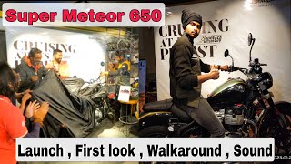 Royal Enfield SUPER METEOR 650 Launch Event #royalenfield