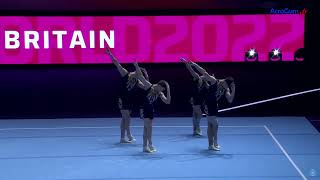 Acro World Championships 2022 - GBR Senior MG - Combined Final