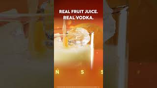 Real Vodka. Real Fruit Juice. Orange Smash.