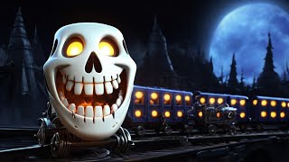 Halloween Kills Cartoon - Real Ghost Toy Factory Pumpkin Train for kids