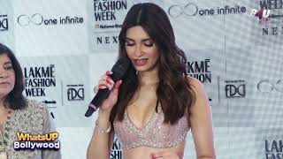 Diana Penty Talks About Her Outfit and About The Designer At Lakme Fashion Week 2024 in Delhi