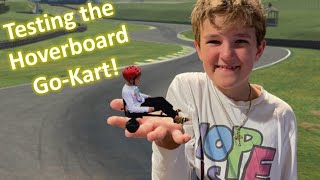 Go Kart Hoverboard Review and Wipeout with Troy