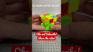 OLL Algorithms Fish shapes 1/2 #algorithm #oll #rubikscube #puzzle #shorts