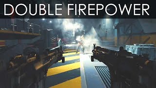 WOLFENSTEIN 2: THE NEW COLOSSUS - Double Firepower! Gameplay (2017)