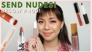 Best LOCAL and AFFORDABLE MLBB Lippies BELOW P400 with Swatches! Lip Gloss, Liquid Lipsticks + More