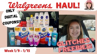 FREE + MM WALGREENS HAUL!! || Glitches + Freebies ✨ (1/9 - 1/15)