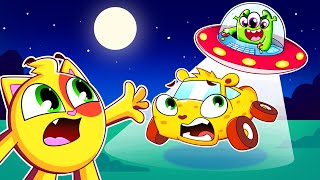 Alien Took My Baby Car! Police Car VS Alien and Monsters