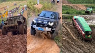 Defender vs Thar vs Ford off roading 🔥 ~ #trending #offroad #ford