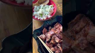 Wild Meat,🐗Fire Meat. ASMR #cooking #outdoor #mensden #hunting