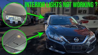 No Interior Lights Working? Fixed! - Nissan Altima (2013-2018)