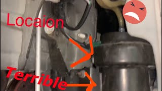 Terrible fuel filter location (Renault Captur part 1