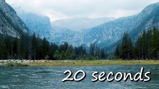 20 Seconds Relaxation Timer [Mountains Rain]