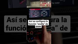 Así se configura la función “oculta” de BMW