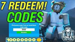 💥New! Update!💥😱😱TOILET TOWER DEFENSE CODES - TOILET TOWER DEFENSE CODES 2024