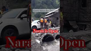 Good News Naran is open now #pakistantravel #flood #incrediblepakistan #outdooractivities #travel