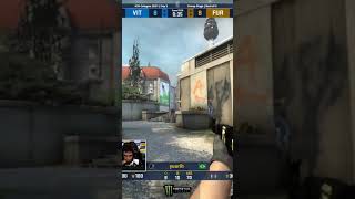 ZYWOO OWNS BOMBSITE A - OVERPASS - #shorts #csgo