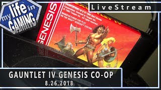 Gauntlet IV (Sega Genesis) Couch Co-Op :: LIVE STREAM