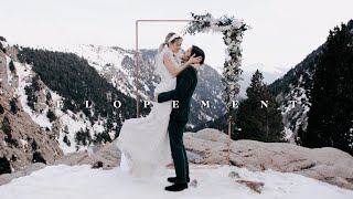 Elopement nevado por San Valentín en la Vall de Núria [4K]