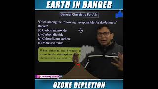 Earth in danger Ozone Depletion | Chemistry Pandit #shorts