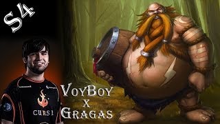 【PROMID】S4 Curse Voyboy Gragas 古拉格斯 Jan. 03 13/4/6 WIN