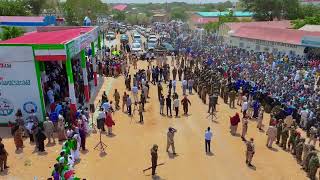 Soo dhawayntii ugu Weynayd oo lagu Qaabiley Weftiga Madaxweynaha Somaliland Muuse Biixi ee Burco