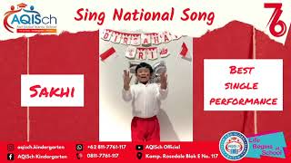 AQISch winner for the national song singer & food decorations competition 2021