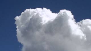 Clouds over volcano