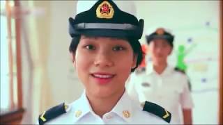 海军今天生日 女水兵集体出境为中国海军代言 Chinese Navy Women