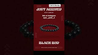 new black bud bracelet for just #asthetic #bracelet #handmade #jewellery #asthetic