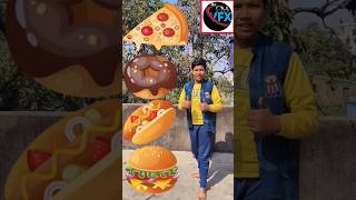 Pizza,🍕Doughnut🍩,Hot dog🥖,Burger🍔|TYPE OF FOOD VFX VIDEO CREATE#shorts#viral#type of food#omvfx.....