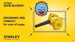 Stanley STPT600 600W Variable Speed Corded Blower