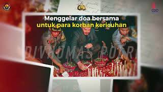 Polri bersama masyarakat doa bersama di Surabaya pasca tragedi kanjuruhan