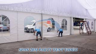 Transparent Window Of Event Tent Make Your Wedding More Pleasant