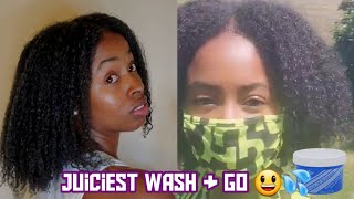 I Used Luster's S-Curl Activator On My Low Porosity Natural Hair | Wash & Go | Defined Curls