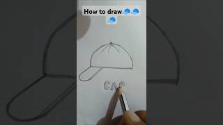 How to draw cap with pencil #drawing #art #shortvideo #viralshort