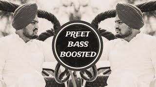 Signed to God ❤🔥[Bass Boosted] Sidhu Moose Wala| Latest Punjabi Song 2024 | PREET BASS BOOSTED