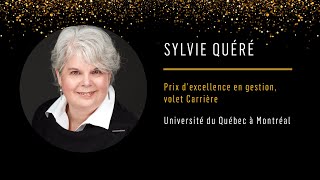 Sylvie Quéré, Prix d’excellence en gestion Université du Québec, volet Carrière 2024