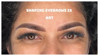 Shaping Eyebrows Is Art!