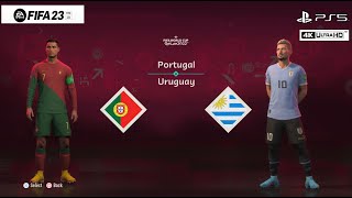 FIFA 23 Portugal vs Uruguay - Qatar 2022 Group Stage - PS5 Gameplay [4K60 FPS]