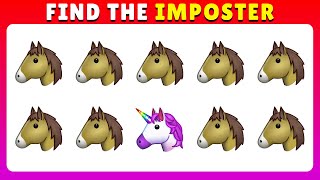 Find the ODD One Out! Emoji Quiz | Easy, Medium, Hard 🦄😜👍