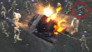 Backlash! Ukrainian FPV drone destroys T-90 tank and kills 210 Russian soldiers in Avdiivka