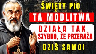 🛑 MODLITWA CUDOWNA, KTÓREJ UŻYWAŁ OJCIEC PIO, ABY PROSIĆ O PILNY CUD