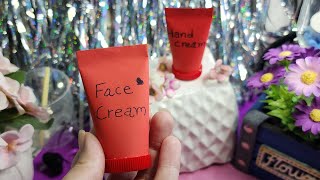 Doll house paper accessories craft ideas/paper hand cream for doll house