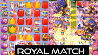 Royal Match level 5686 to 5700 hard super level maher entertainment fun