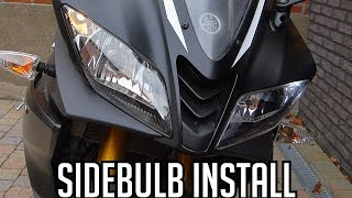 Yamaha YZF R-125 Sidebulb install