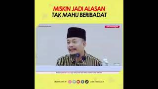 Ustaz Dato Kazim Elias  - miskin alasan tak mahu solat