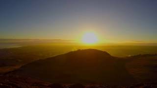 Arthur's Seat sunrise, Edinburgh panorama